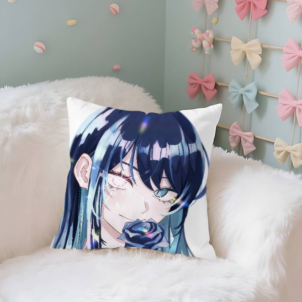 A-Ados-K-Kyogens-X Uta-s Pillow Case Cushion Cover Soft Cute Throw Pillow Case For Car Sofa Pillowcase Polyester With Zipper