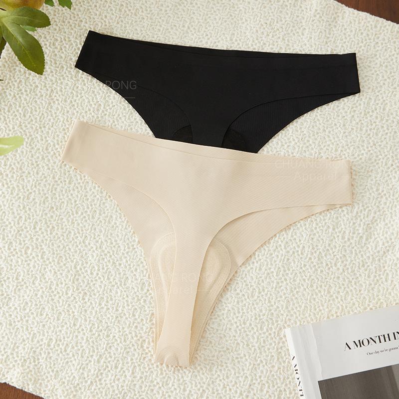 Sport string tegen camel toe, kruis van puur katoen gevoerd met ijszijde, ademend en niet-doorschijnend naadloos driehoekig ondergoed