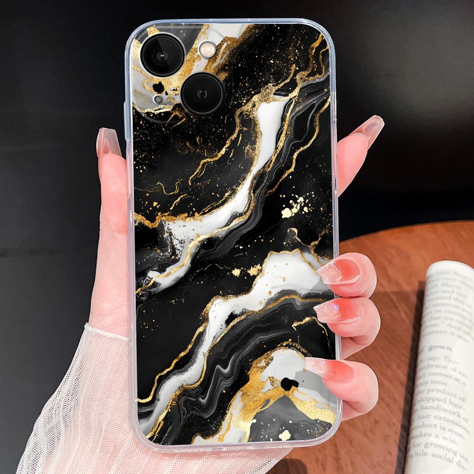 For iPhone 13 Pro Max 13 mini Phone Case Butterfly Patterns Soft Slim Transparent Silicone Cover For iPhone13 Lightweight Funda