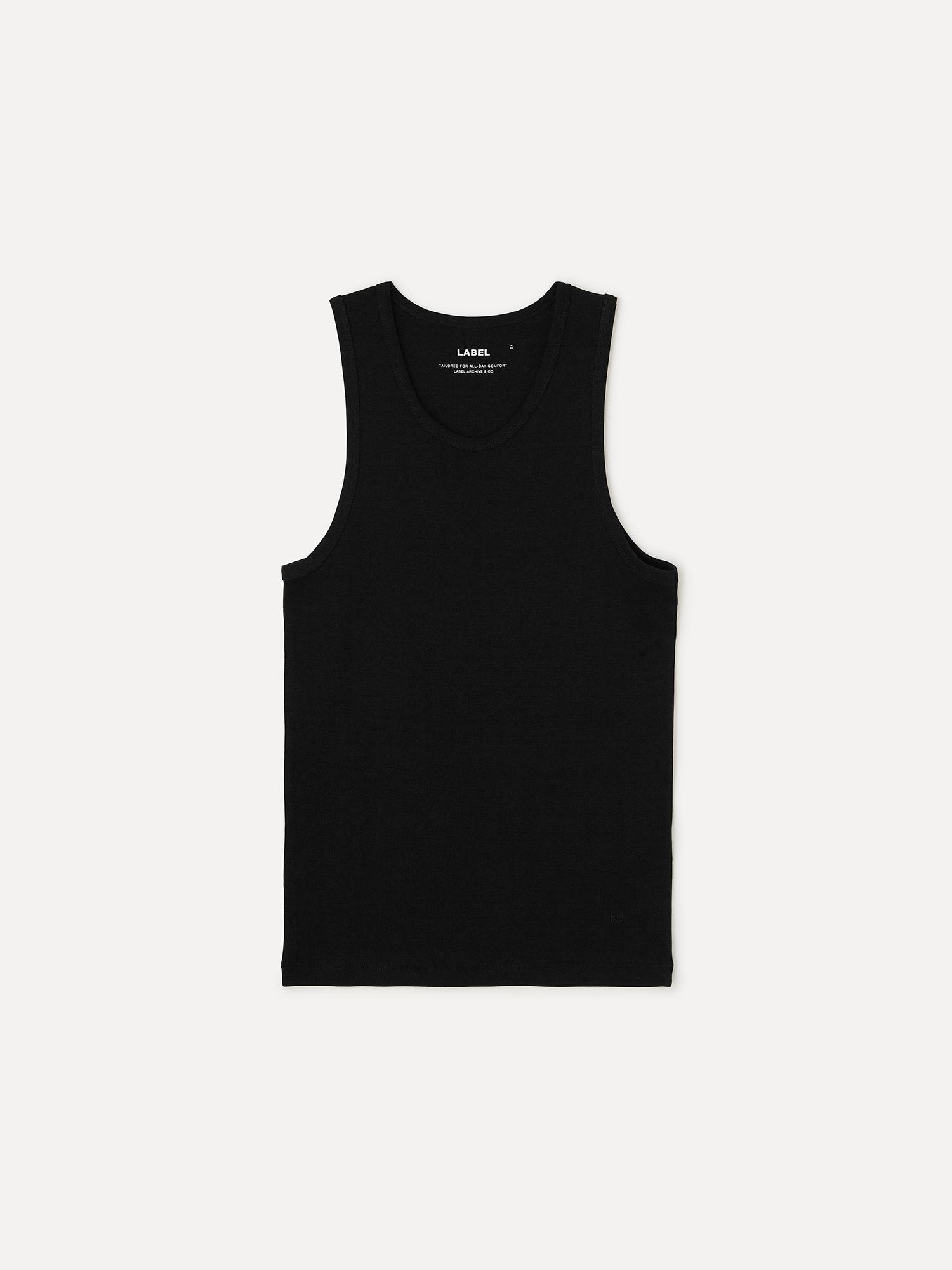 Label Archive Fred Mono Sleeveless Top Black 2