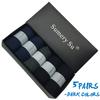 5 Pairs/Lot Socks Men Dress Wedding Cotton Solid Color Black Brand Fashion Breathable Casual Meias Male Sock Gift