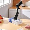 100PCS Black Nitrile Disposable Gloves, Waterproof Latex-Free Cleaning Gloves for Kitchen, Bathroom & Household Use