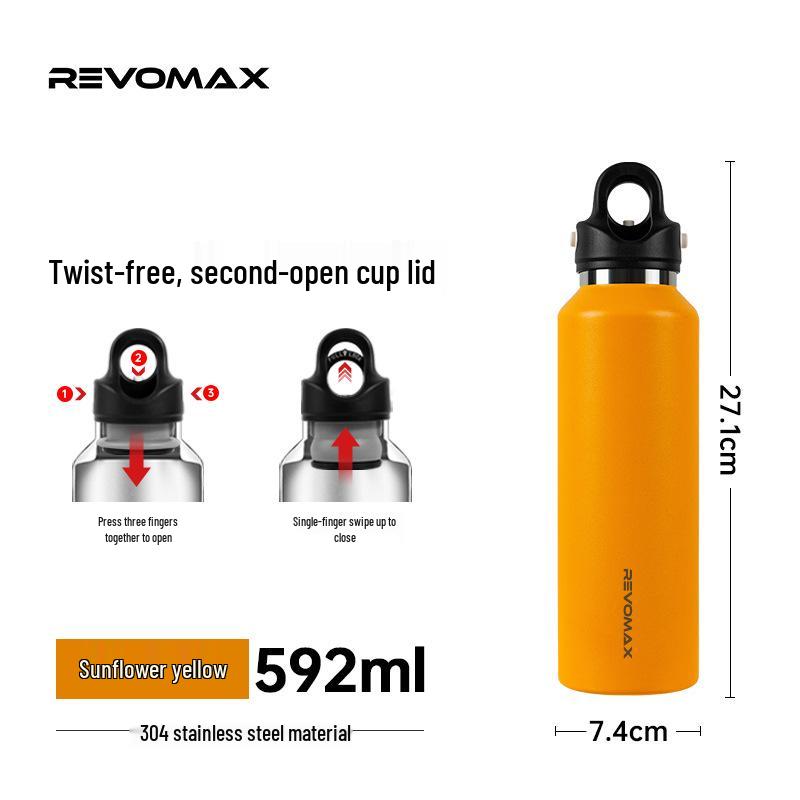 RUIHU REVOMAX 592ML Insulated Stainless Steel Thermos Cup 592ML