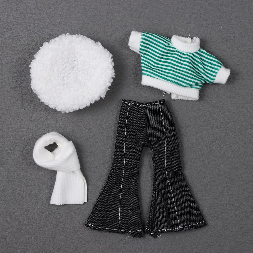 DIY 30cm Doll Clothes 1/6 BJD 23cm Doll Doll'S Overall Fashion Doll Wear  Kids Gift