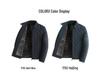 Men's Plus Velvet Thickened Cotton Jacket for Autumn/Winter – Warm Lapel Coat for Middle-Aged and Elderly