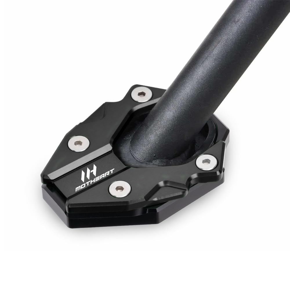 MotHeartCNC Bike Side Stand Enlarger Compatible with Ninja zx-4r/400/zx-4rr/125/500 z400/z125/z