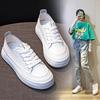 Little White Shoes Women's Leather Spring New Flat Casual Shoes Versatile Board Shoes Women's Sports Shoes