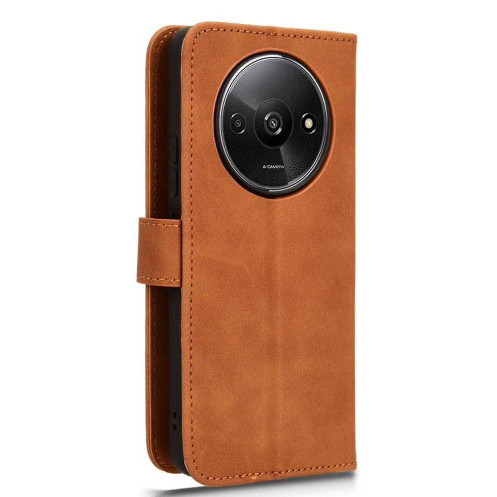 For Xiaomi Redmi A3 4G/Poco C61 4G Case PU Leather Skin Touch Feeling Wallet Phone Cover