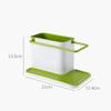 Storage Shelf Sponge Holder Draining Sink Box Kitchen Organizer Draining Rack Dish Storage Rack Stands Utensils Towel Rack