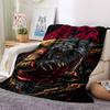 1pc Black Bear Costume Blanket - Lightweight Flannel Fleece with Digital Printing, Soft Warm for Sofa, Travel, Camping, Office yy251018277