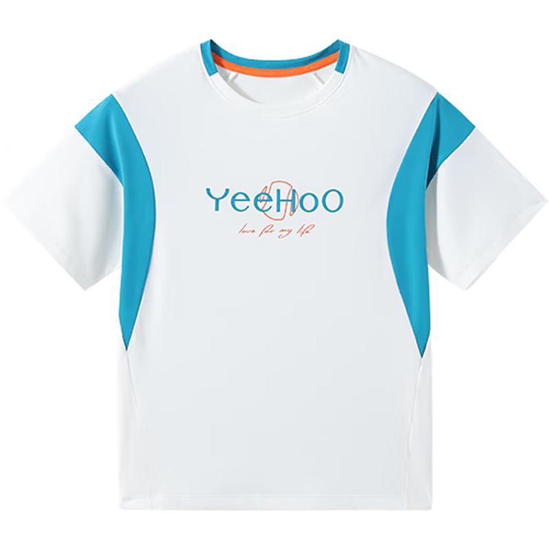 YEEHOO Boys  Quick-Dry Sun Protection Short Sleeve Sports T-Shirt 165