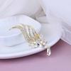 Creative Angel Feather Brooch Retro Romantic Pin Elegant Charm Jewelry Accessories Party Birthday Festival Gift Souvenir Trend