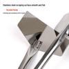 Stainless Steel Corner Tool: Internal & External Corner Puller and Putty Scraper for Interior & Exterior Wall Grinding.