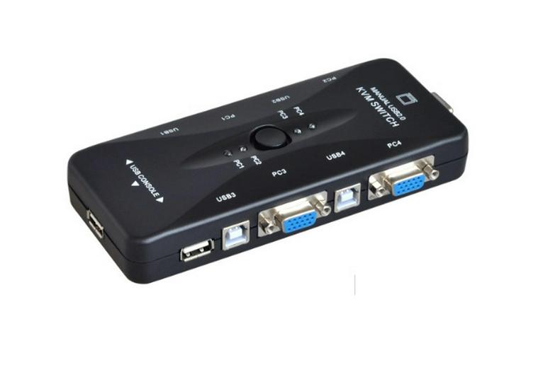 4-Port VGA KVM Switch VGA Interface