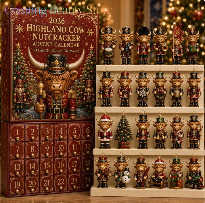 2027 Louskáček Adventní kalendář Slepá krabička Santa Claus Vánoční Mahjong Adventní kalendář Odpočet 24 dnů