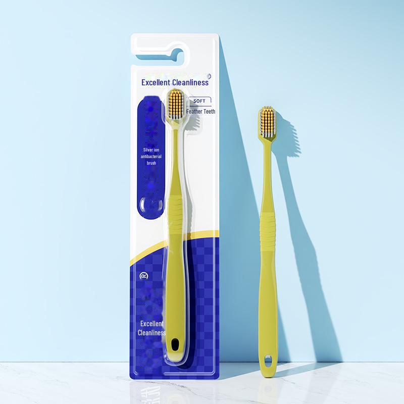 Brosse à dents pour adulte Youjie Youjing Silver Ion avec tête de brosse large pour un nettoyage rapide
