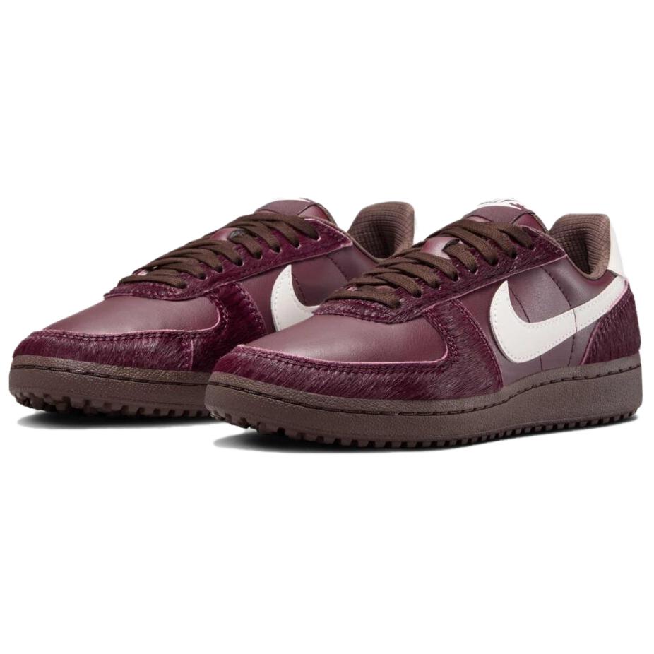 New Nike Field General '82 Burgundy Crush Pony Hair Women's IB2323-600