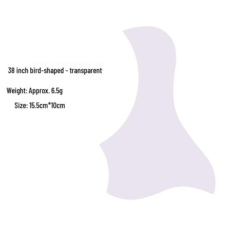 Naklejka panelowa pickguardu gitary chroniąca przed zarysowaniami dla gitar 38-41 calowych - Ochrona strun