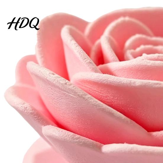 Small Space-saving Rose Decoration Flower Ornament Stable Base Non-Slip Compact 3D Printed