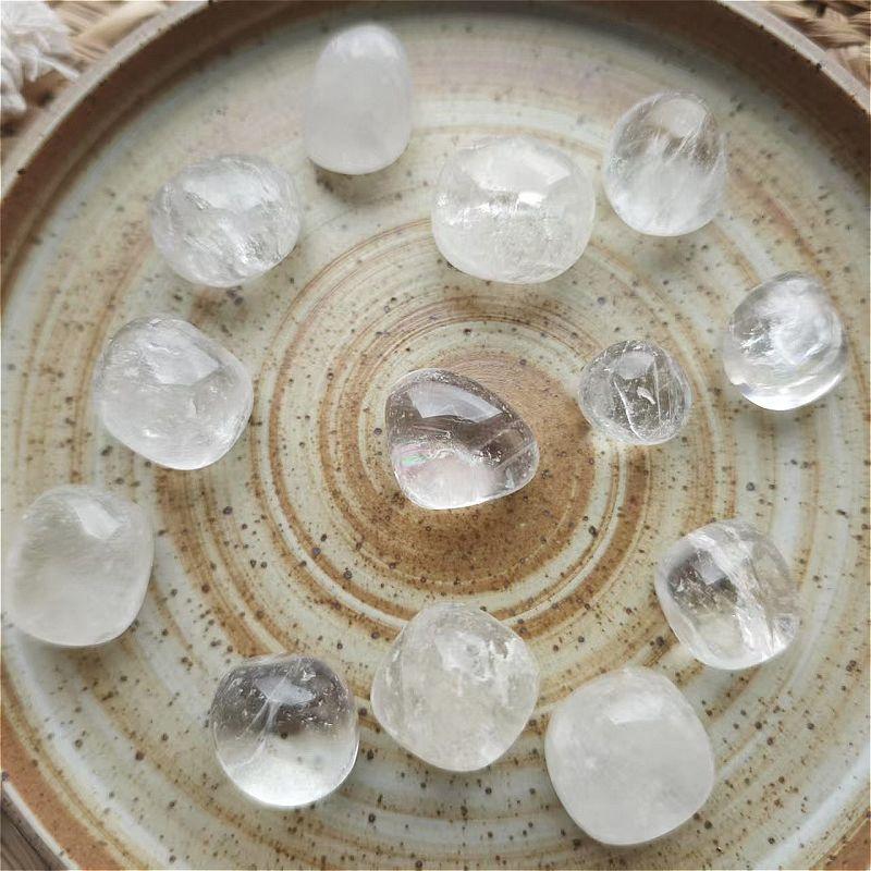 100g/pack Natural Tumbled Polished Crystal Quartz Stone Raw for Decoration Reiki Gifts Energy Therapy Size 15-20MM