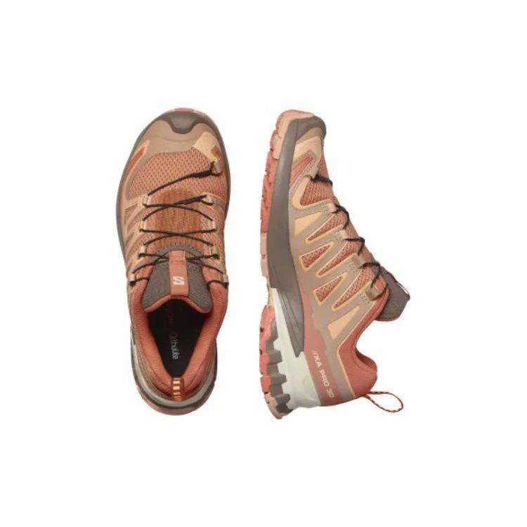 SALOMON XA Pro 3D V9 Sun Baked Prairie Sunset Women Sneakers Red Fresh-Salmon L47468200