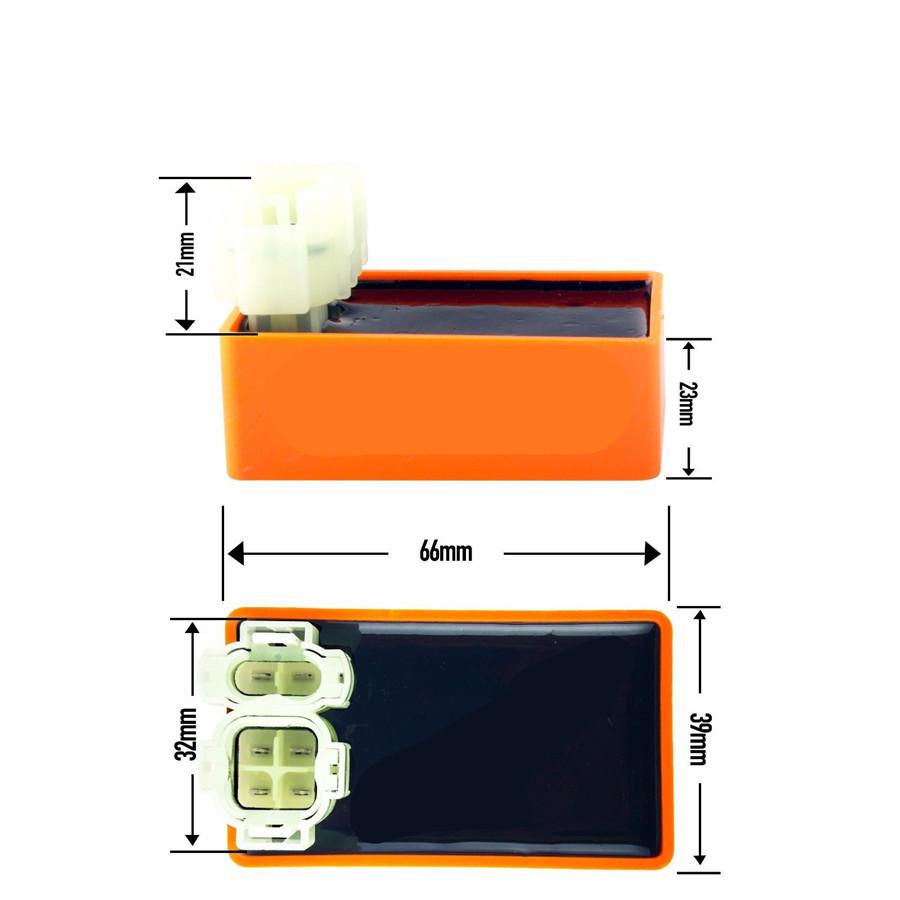 Racing Ignition Coil + Spark Plug + AC CDI Box For GY6 50-150cc 4-Stroke Engine