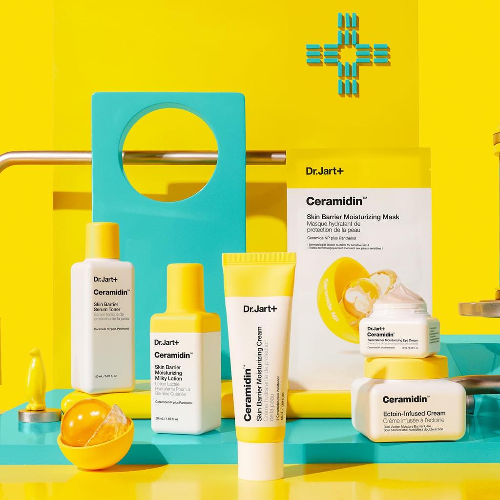 Ceramidin Skin Barrier Moisturizing Eye Cream 15mL Skin Dry Korean Derma Cosmetics Dr.Jart+ / Moisturizing, Barrier, Firmness, Elasticity, Skin,