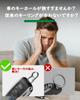 [FEGVE] Titanium Keychain Ring Mini Clip-on Keyring Screw-in Lock Narrow