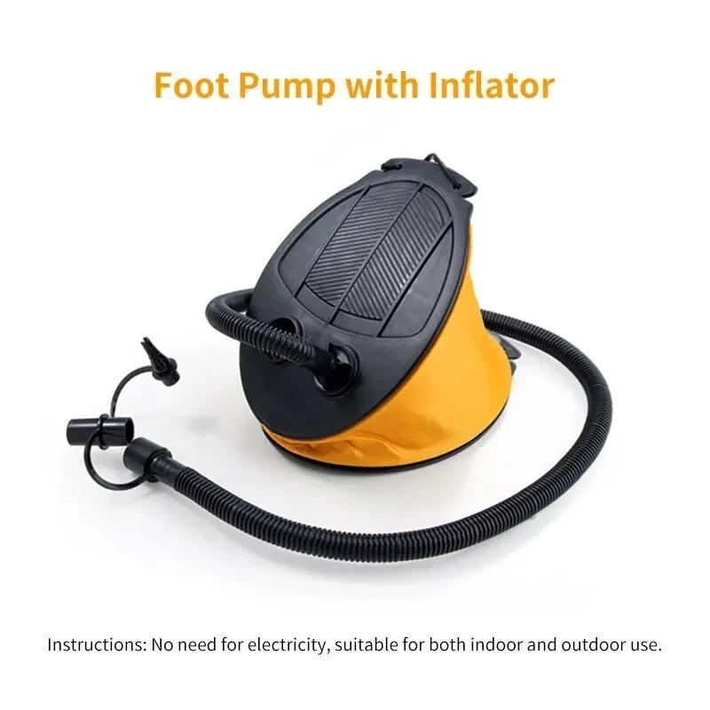 Outdoor Fußpumpe Luftpumpe Iator Für Unterlage Campingmatte Matratze Ballon Aufblasbares Bett Boot Spielzeug Schwimmen Schwimmzubehör