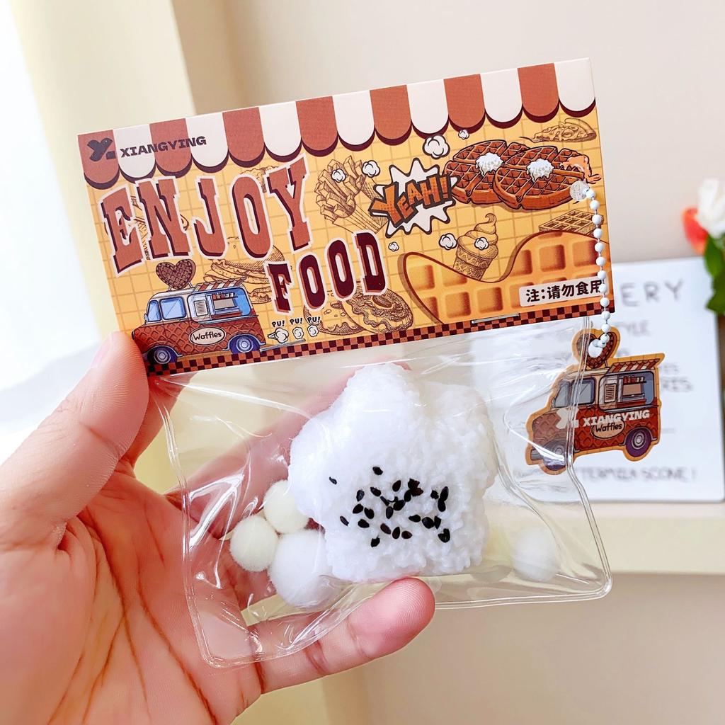 Squishy Food Creative Kids Fidget Toy Simulation exquisite Waffle  Bread Toast Donuts Slow Rising Squeeze Stress Relief Toys