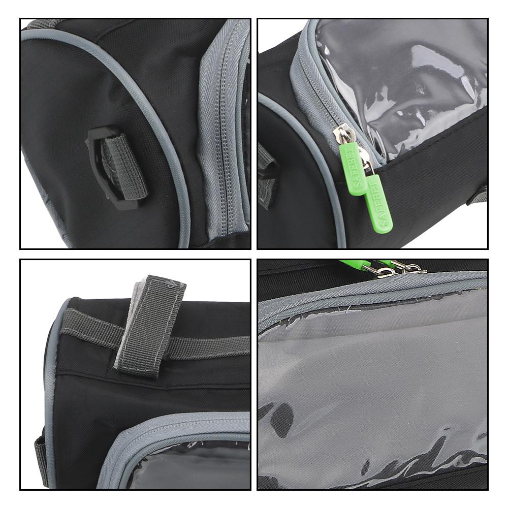Motorcycle Electric Car Front Handlebar Storage Bag Motorcycle Accessories Container Mobile phone Touch Screen Storage Bag Universal