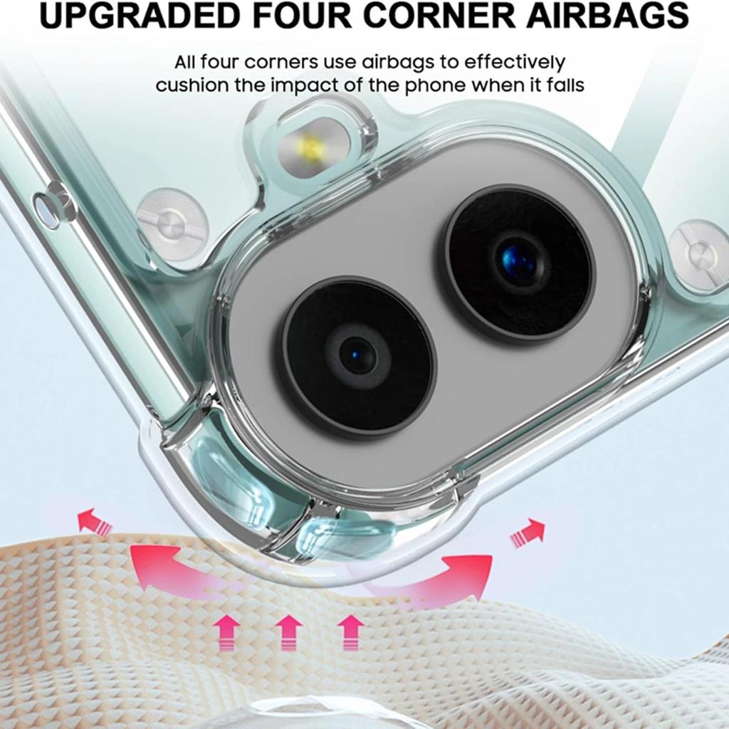 TPU Transparent Case for Nothing Cmf Phone 2 Pro Phone 1 Protective Cover Four Corners Shockproof Bumper Coque Fundas