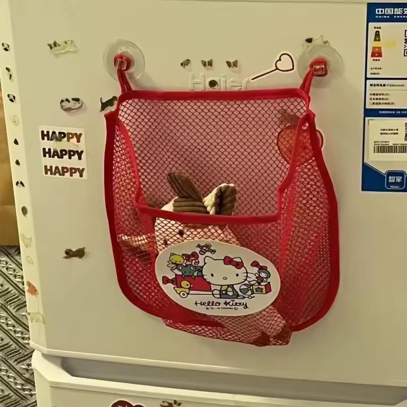 Hello Kitty Storage Hanging Bag Sundries Hanging Large Capacity Storage Cartoon Anime Surrounding Cute Gift For Girls