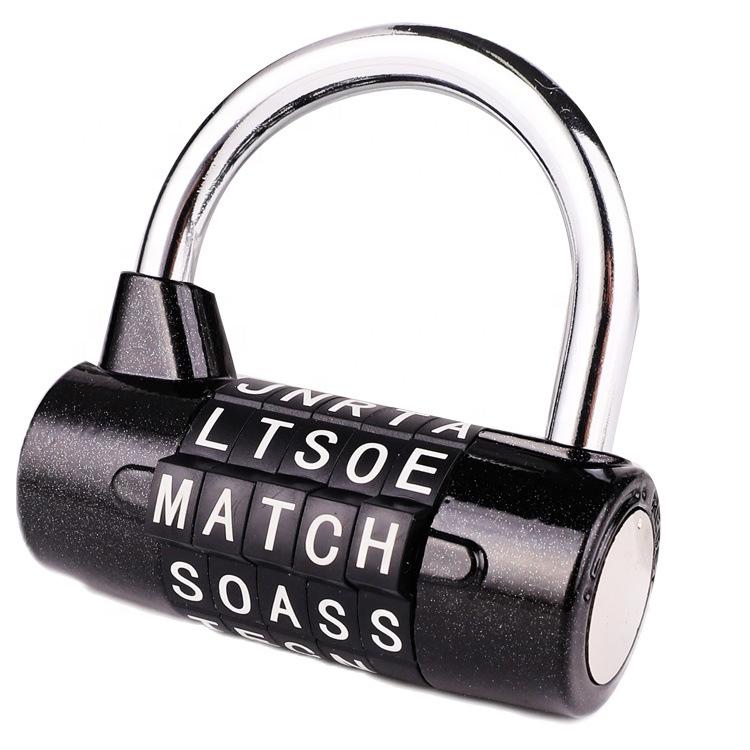 HXH-57 Large 5-Digit Combination Padlock for Gym Locker Security