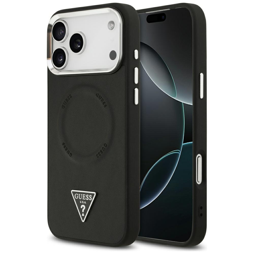 Guess Triangle Logo MagSafe case for iPhone 17 Pro black