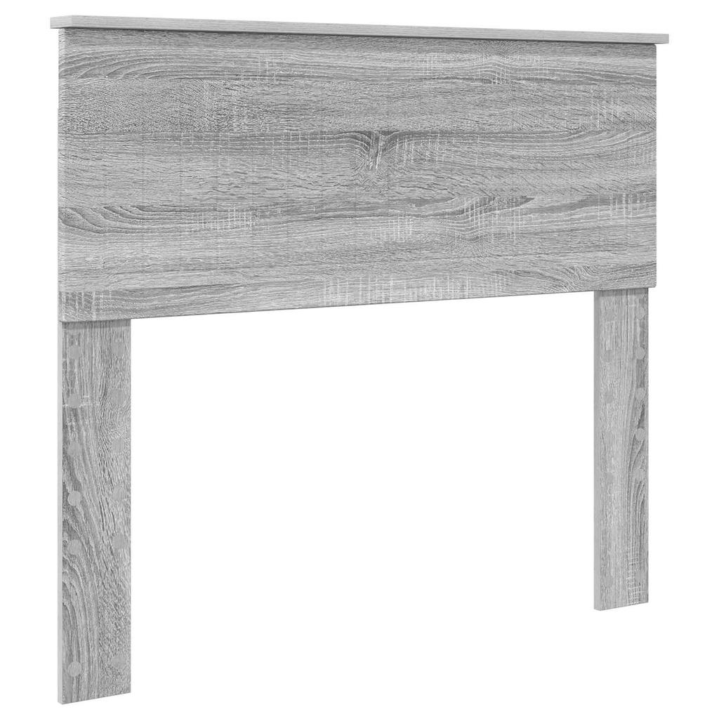 Bed Frame Grey Sonoma 100 x 200 cm Engineered Wood