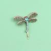 Rhinestone Kvinnelig Hår Tilbehør Metall Hårklemme Koreansk Stil Hodeplagg Dragonfly Hårnål