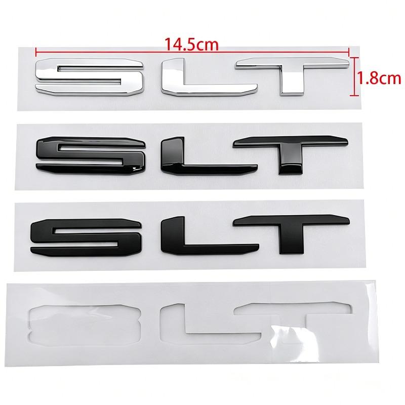 Suitable for GMC YUKON SLT stickers, new SLT heavy-duty truck stickers, and modified rear trunk badge stickers