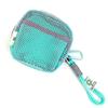 Small Capacity Square Mesh Storage Pouch Portable Clear Mesh Bag Creative Change Storage Bag  Men