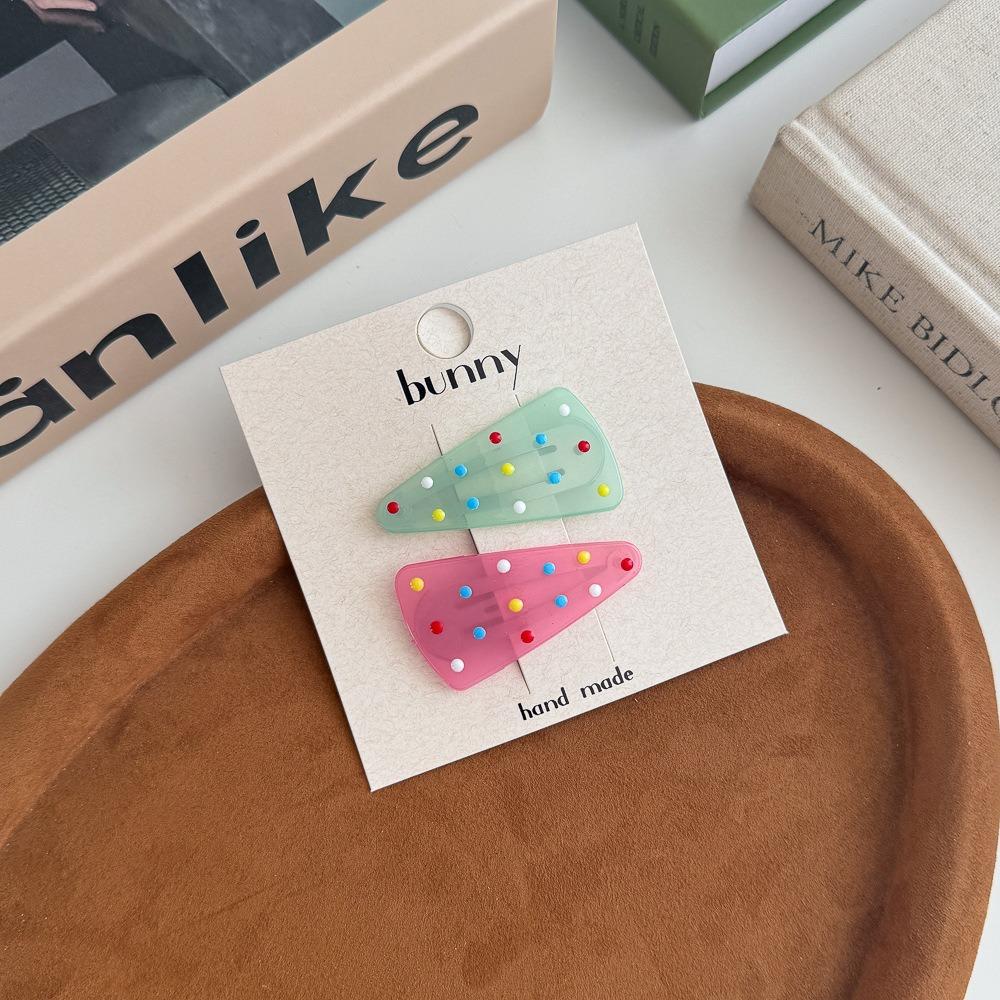 

2 шт. Желейный цвет Детская заколка для волос Конфетные милые заколки Стильная корейская заколка для волос Дети 1