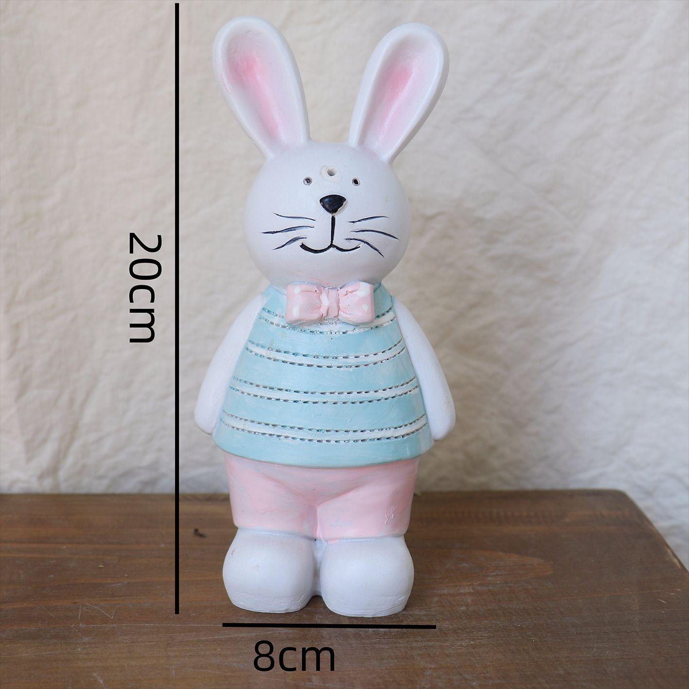 

Креативное милое украшение из смолы в форме кролика для гостиной или рабочего стола Подарок