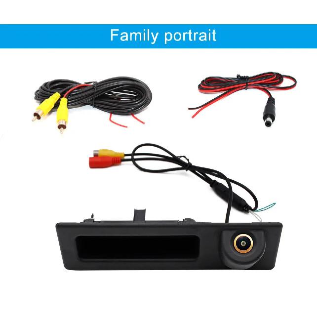 Kofferraumgriff 1080P Fischaugen-Rückfahrkamera für BMW 2er 3er 5er 7er X1 X3 X4 X5 F30 F32 F36 F10 F11 F25 F48 Parken Rückwärts
