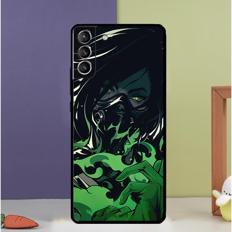 Valorant Case For Samsung Galaxy S21 Ultra S22 Plus Note 10 20 Ultra S8 S9 S10 S20 FE Cover Coque