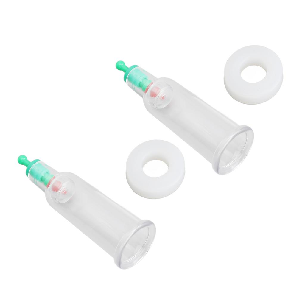 2pcs Finger Vacuum Cups Promote Circulation Muscle Relaxing Cupping Suction Cups with 2 Sealing