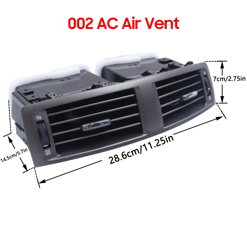 For Toyota Lexus IS200 IS250 IS300 IS350 2006-2012 Air Conditioner Vent Grille Dash Center Middle AC Air Outlet Replacement Part