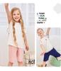 Children's Soft Summer Short-Sleeve Top & Shorts Pajama Set for Boys & Girls