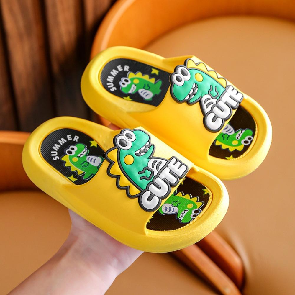 Anti Slip Cartoon Animal Slippers Cartoon Children's Bathroom Sandals Summer