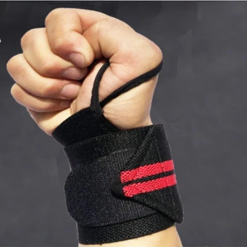 1 Pair Adjustable Wrist Support Wrist Brace Gym Sports Wristband Carpal Bone Protector Breathable Safety Wristband Random Color
