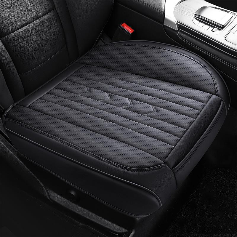 

PU Leather Car Seat Covers Universal Front Seat Anti-slip Protection Cushions Four Seasons Auto Interior Decoration Accessories