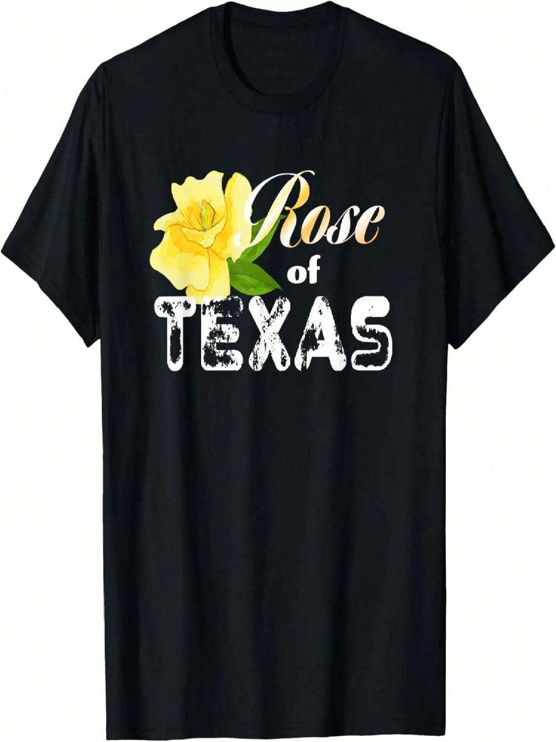 Yellow Rose Of Texas - Classic Texas Rose Watercolor T-Shirt S разноцветный